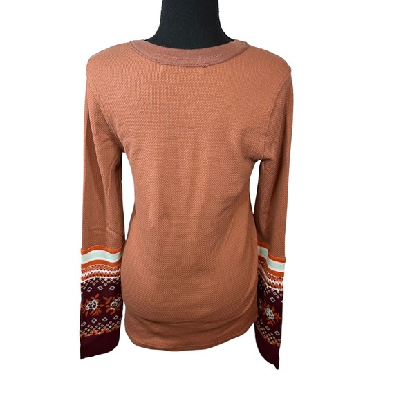 Free People We The Free Mikah Layering Cuff thermal top Size XS NEW WITH TAGS - Picture 6 of 6